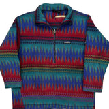 Made In USA Age 12 Patagonia Fleece - Medium Multicoloured Polyester