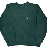 Nike Sweatshirt - Large Green Cotton