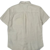 Tommy Hilfiger Short Sleeve Shirt - Medium Cream Linen