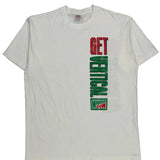 Single Stitch Mountain Dew Fruit Of The Loom T-Shirt - XL Green Cotton