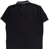 Champion Polo Shirt - Large Black Cotton