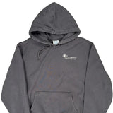 Reverse Weave Champion Graphic Hoodie - XL Grey Cotton