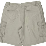 Izod Cargo Shorts - 36W 9L Beige Cotton