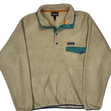Synchilla Patagonia Snap-T Fleece - Large Beige Polyester