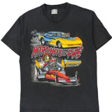 Hanes Graphic T-Shirt - Large Black Cotton