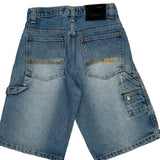 Southpole Cargo Denim Shorts - 26W US 4 Blue Denim
