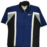 Nike Striped Track Jacket - Medium White Polyester