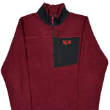 Mountain Hard Wear Fleece - Large Burgundy Polyester