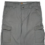 Carhartt Cargo Shorts - 34W 10L Gray Cotton