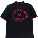 Crafted With Pride True Religion Polo Shirt - Medium Red Cotton