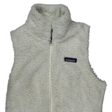 Patagonia Fleece Vest - Small White Polyester