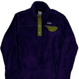 Age 10-12 Patagonia Fleece - Large Purple Polyester