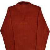 The North Face Snap-T Rugby Shirt - Small Red Polyester