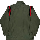 Age 14-16 Nike Striped Windbreaker - Large Red Polyester