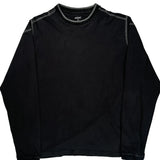 Kuhl Long Sleeve T-Shirt - Large Black Cotton