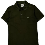 Lacoste Polo Shirt - XS Green Cotton