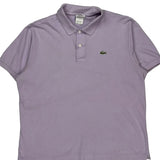 Lacoste Polo Shirt - XL Purple Cotton