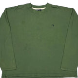 Polo By Ralph Lauren Long Sleeve T-Shirt - XL Green Cotton