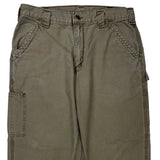 Carhartt Carpenter Trousers - 33W 32L Khaki Cotton