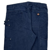 Dickies Carpenter Pants - 36W 32L Blue Cotton