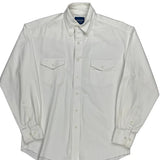 Wrangler Shirt - Medium White Cotton