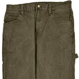 Dickies Carpenter Trousers - 32W 31L Brown Cotton