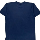 Nike Graphic T-Shirt - Large Blue Cotton