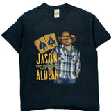 Gildan Band T-Shirt - Large Black Cotton