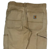Carhartt Carpenter Trousers - 31W 31L Beige Cotton