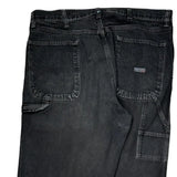 Wrangler Carpenter Pants - 38W 34L Black Cotton