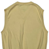 Tommy Hilfiger Sweater Vest - XL Yellow Cotton