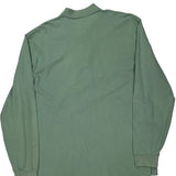 Polo By Ralph Lauren Long Sleeve Polo Shirt - XL Green Cotton