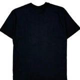 40 Peacock Single Stitch T-Shirt - Large Black Cotton
