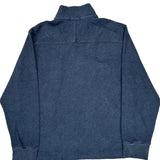 Calvin Klein 1/4 Zip - Large Blue Cotton