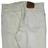 550 Levis Jeans - 35W 30L White Cotton