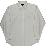 Ralph Lauren Shirt - Medium White Cotton