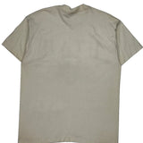 Fruit Of The Loom Single Stitch T-Shirt - 2XL Cream Cotton