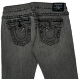 True Religion Denim Shorts - 32W 12L Gray Denim