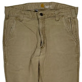 Carhartt Carpenter Trousers - 32W 31L Beige Cotton