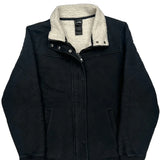 The North Face Jacket - Large Black Cotton