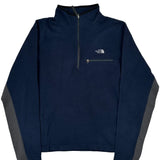 The North Face Fleece - Large Navy Polyester
