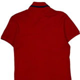 Lacoste Polo Shirt - Medium Red Cotton