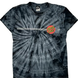 Santa Cruz Tie-Dye T-Shirt - Medium Gray Cotton