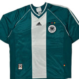 Deutsche Fußball-Bund Adidas 1998-00 Away Football Shirt - XL Green Polyester