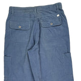 Tommy Hilfiger Cargo Cord Cargo Trousers - 31W UK 12 Blue Cotton