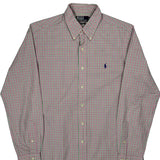 Polo By Ralph Lauren Checked Shirt - Large Pink Cotton