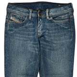 Diesel Slim Fit Jeans - 30W US 4 Blue Cotton