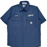 Reliable Equipment Carhartt Short Sleeve Shirt - Large Blue Cotton