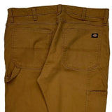 Dickies Carpenter Pants - 36W 30L Brown Cotton Blend