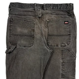 Dickies Carpenter Trousers - 32W 32L Grey Cotton